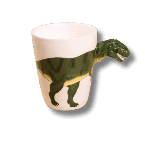 TAZA DE PROCELANA DE TYRANNOSAURUS REX
