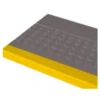 Grada mediano tráfico Bicolor Estoperol c/p Gris/amarillo 120x30 cm