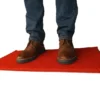 Limpiapie Alfombra PVC Rizado Extra Grande 120x180 cm 12 mm Rojo/Con terminación - Imagen 2