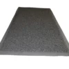 Limpiapie Alfombra PVC Rizado Pequeño 60x90 cm 12 mm Gris/Con terminación