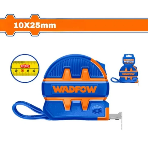 CINTA MÉTRICA DE ACERO 10 M X25 MM WADFOW