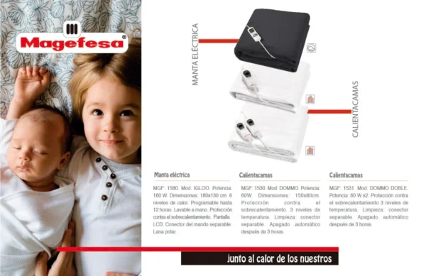 MANTA TERMICA MAGEFESA IGLOO MGF1580 - Imagen 3
