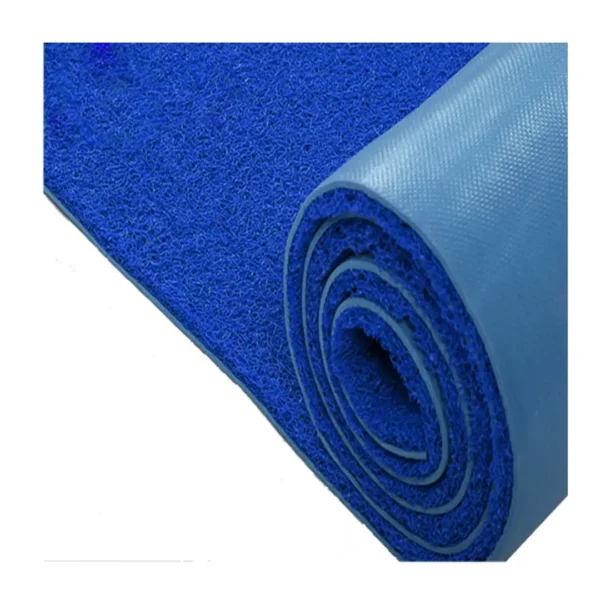 Alfombra Limpiapie PVC Tipo Nomad Azul 1,20 m ancho x 12mm espesor. Rollo 12 mts