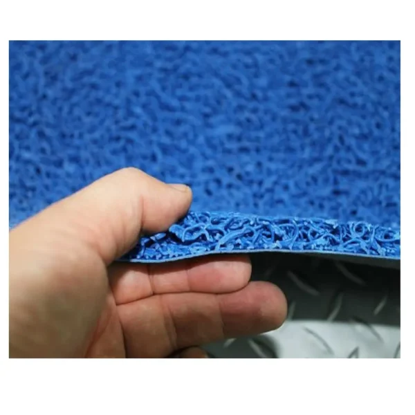 Alfombra Limpiapie PVC Tipo Nomad Azul 1,20 m ancho x 12mm espesor. Rollo 12 mts - Imagen 2