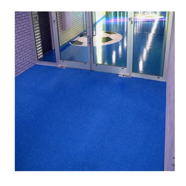Alfombra Limpiapie PVC Tipo Nomad Azul 1,20 m ancho x 12mm espesor. Rollo 12 mts - Imagen 3