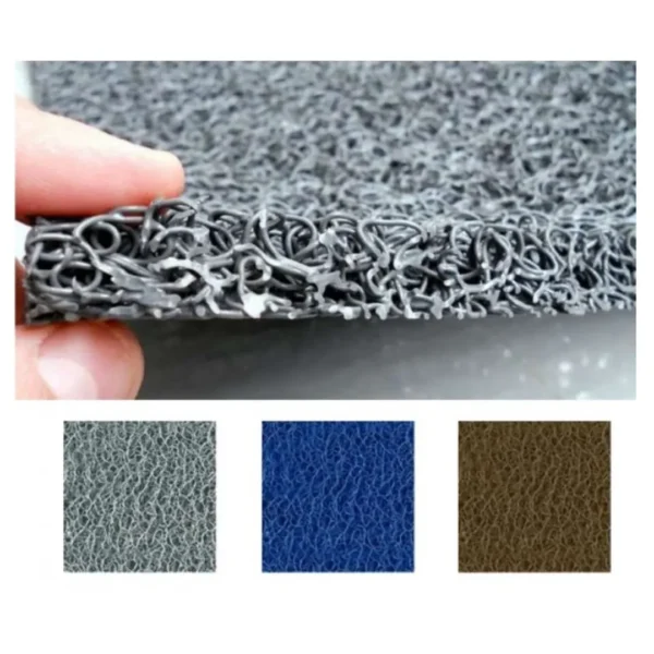 Alfombra Limpiapie PVC Tipo Nomad Gris 1,20 m ancho x 12 mm espesor x 1 mt lineal - Imagen 3