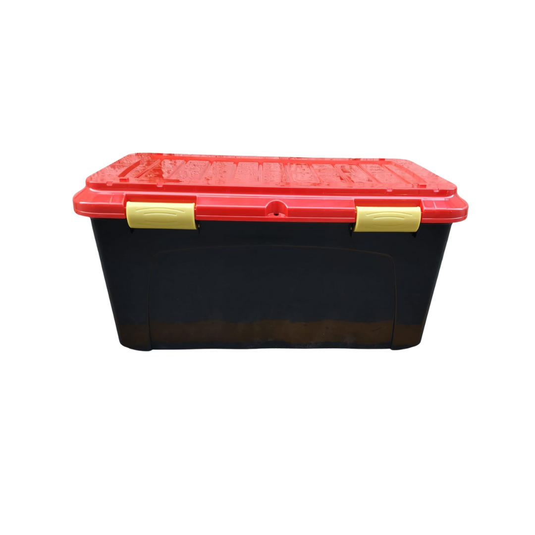 Baul Megaforte 90 Lts Rojo/Negro