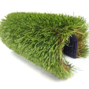 Pasto Sintético Rollo Ornamental Jardín Verde/Café 25 mm Espesor x 2 m Ancho x 20 m