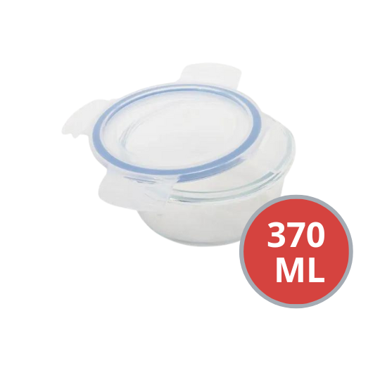 Pote Vidrio Redondo 370 Ml