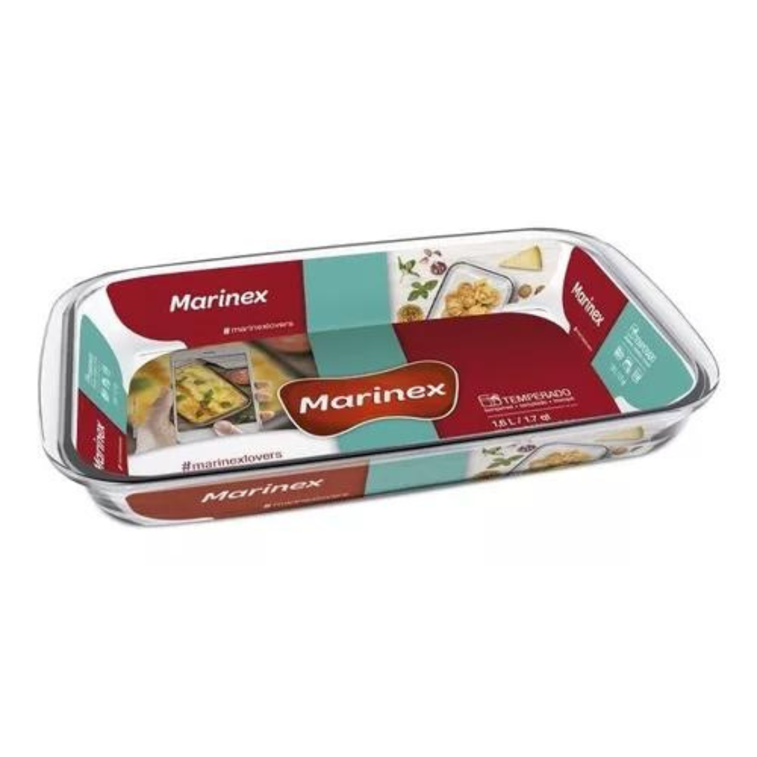 Asadera Rectangular Mediana 2,2Lts