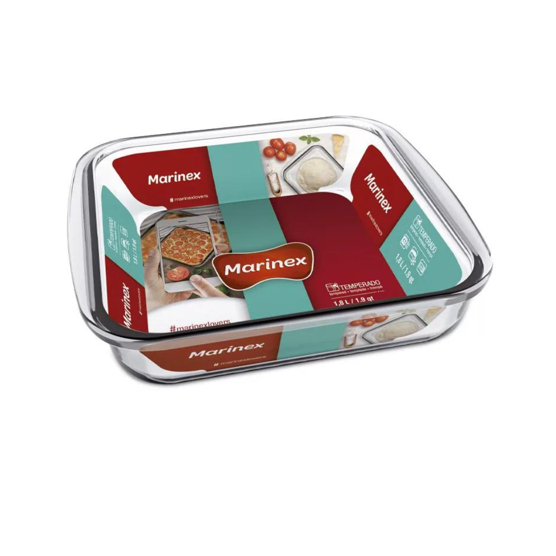 Asadera Cuadrada 1,8Lts