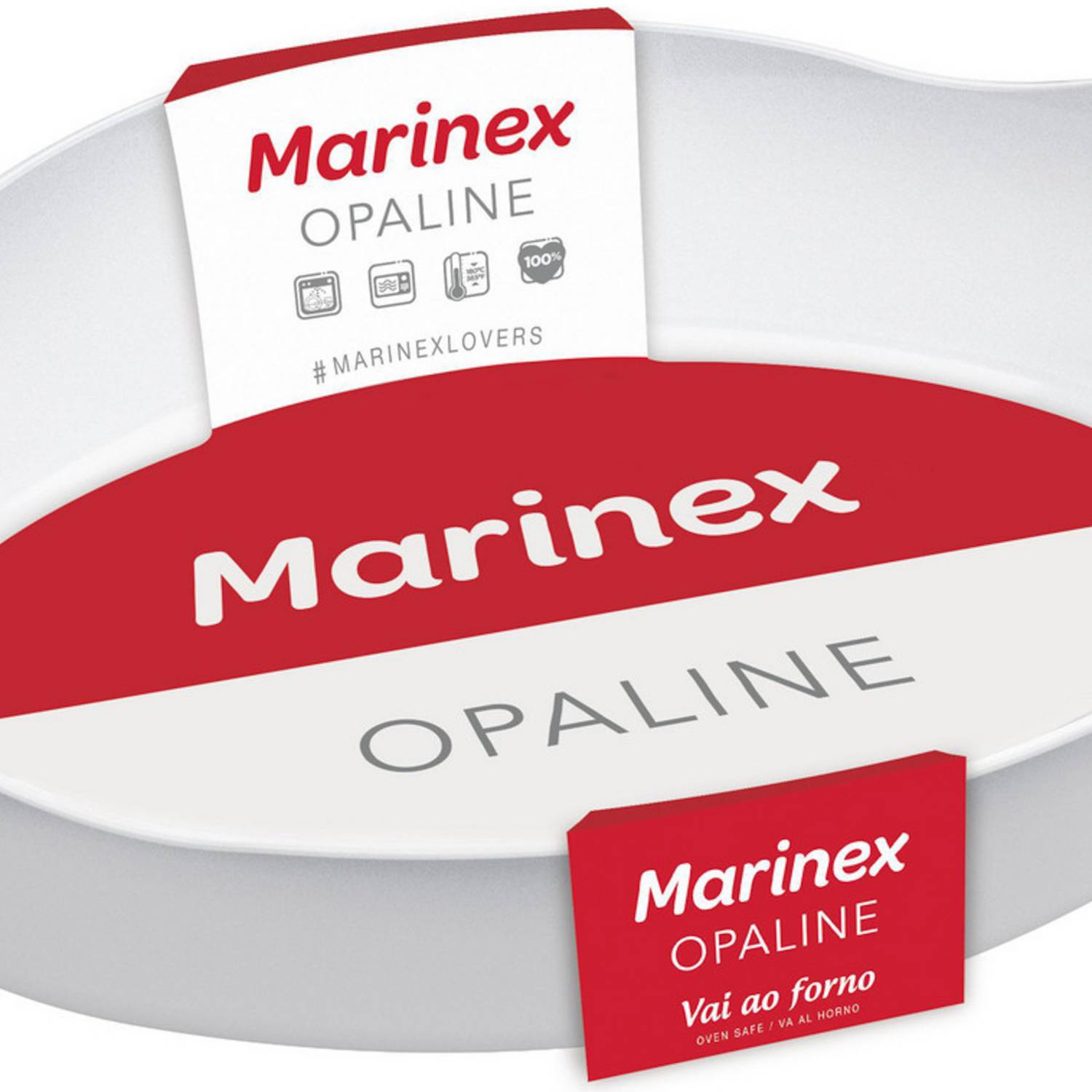 Asadera Opal Oval Mediana 28,8*17Cms/1,0 Lts - Imagen 3