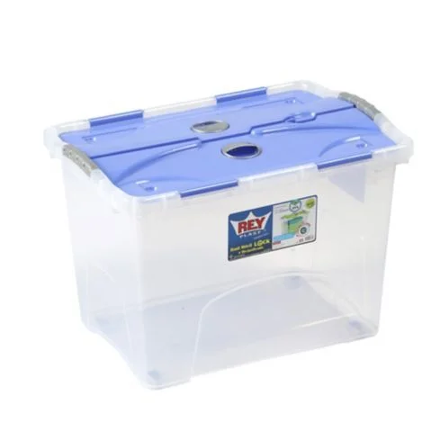 Caja Movil Lock 78 Lts Clarificado Azul