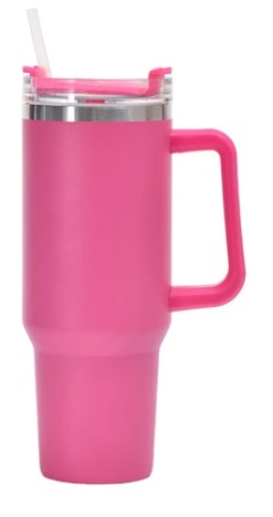 Vaso Termico Mug 1,2 Lt Inoxidable Frio- Calor/ Rosado