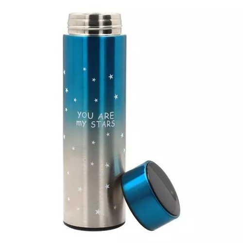 Termo Con Medidor De Temperatura Digital 500Ml Verde