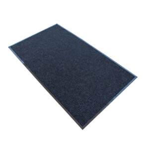 Limpiapié Alfombra Ranurado 80 cm x 120 cm x 6 mm Negro