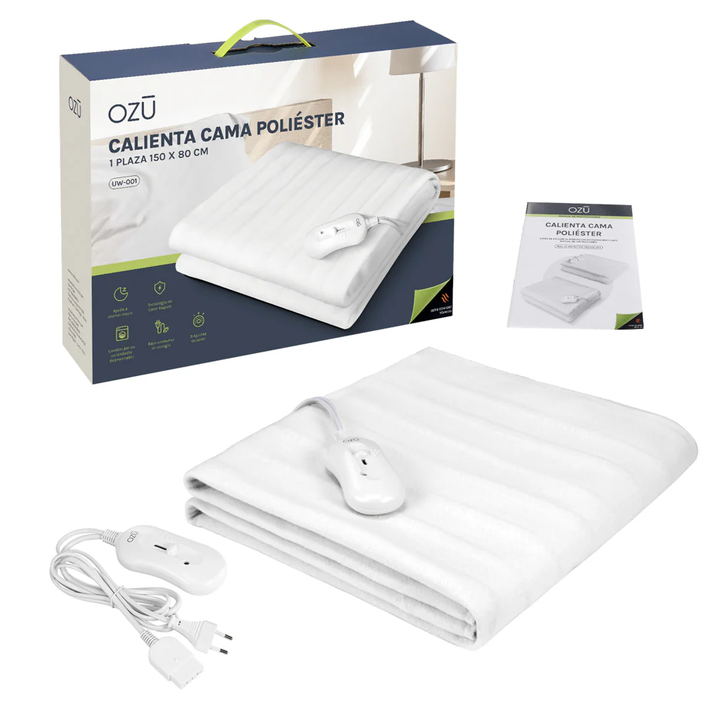 Calienta Cama 1 Plaza Poliester Ozu