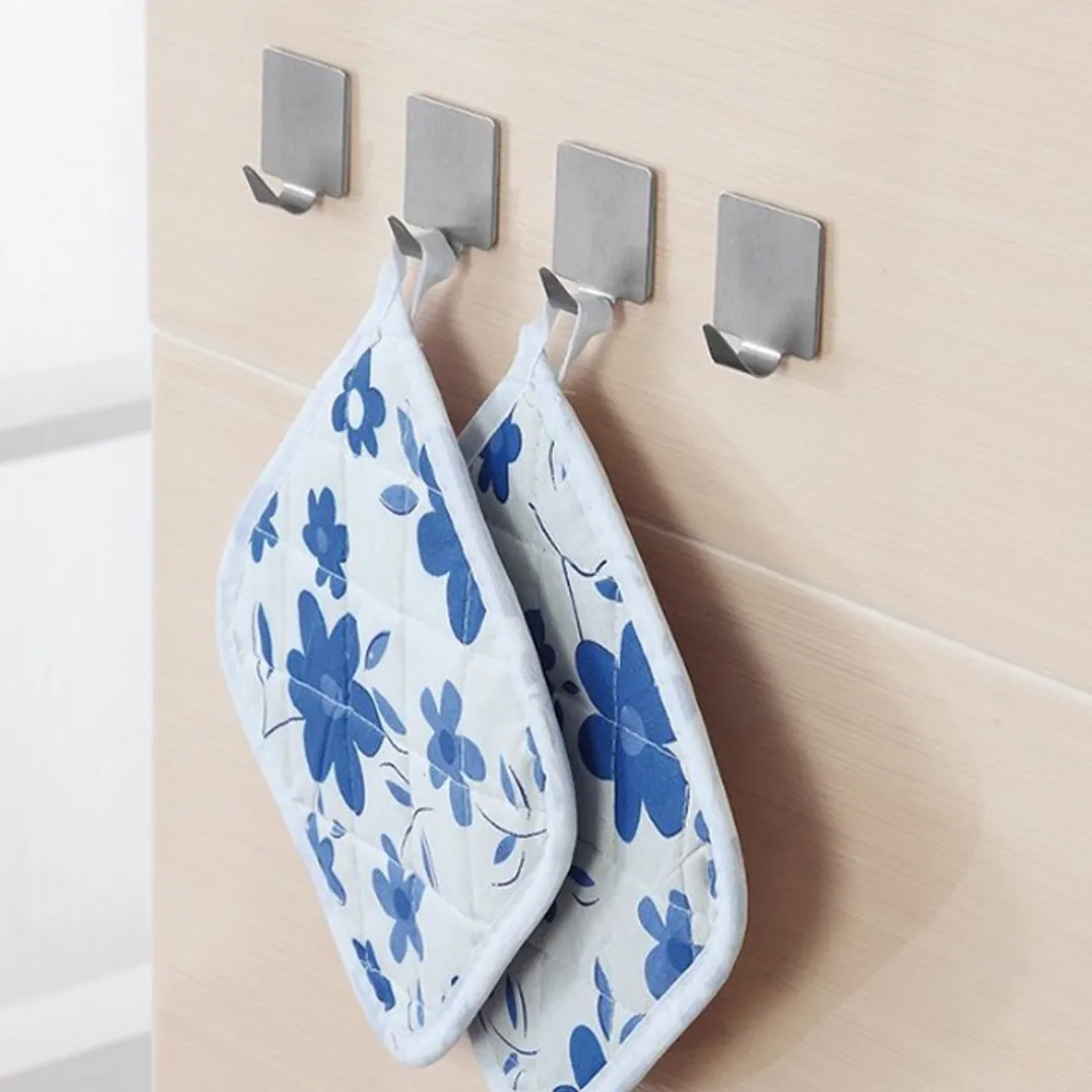 Bl Nh 3 Ganchos Cuadrados Pequeños Acero Inoxidable 1313Nh - Imagen 2