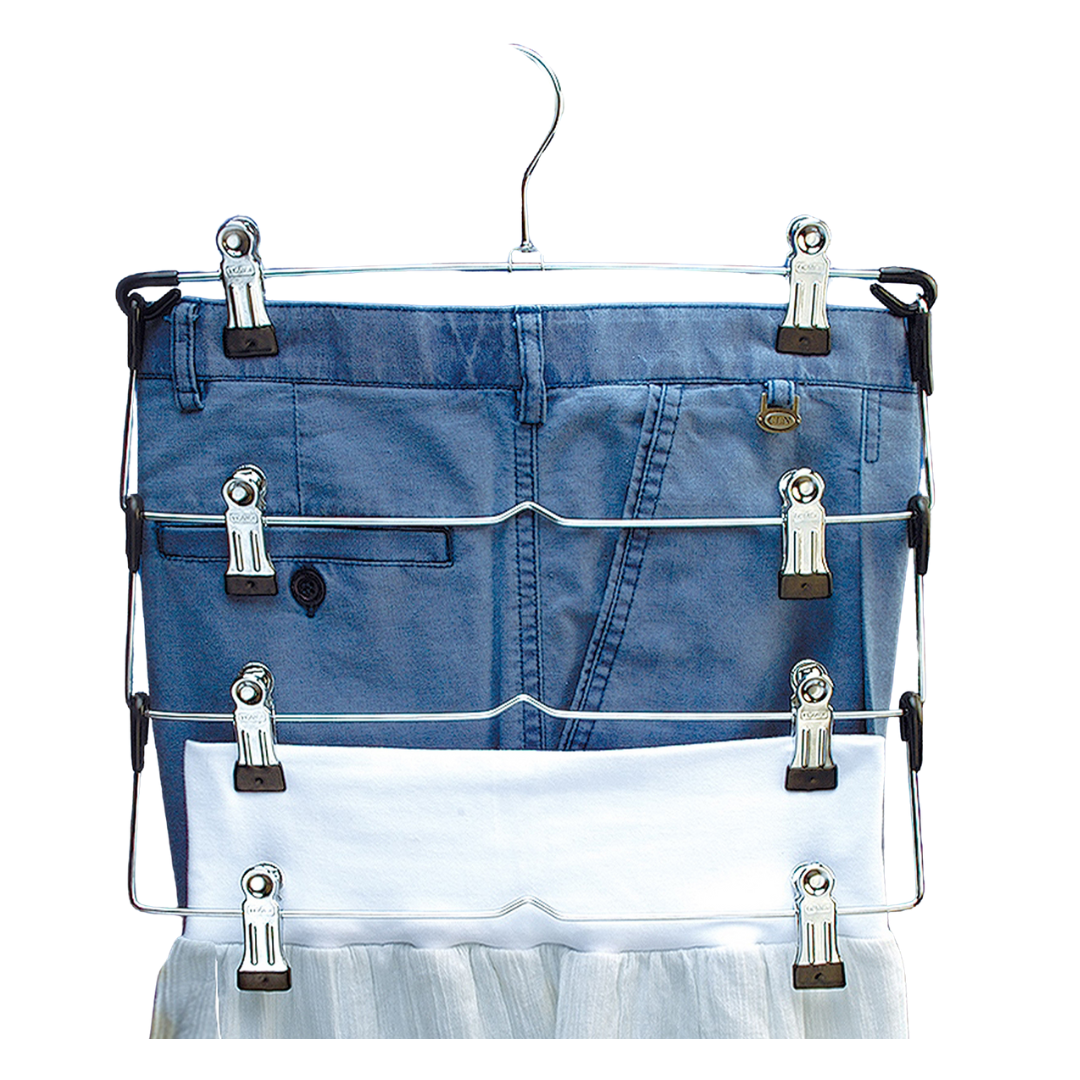 Nh Colgador Cromado Falda/Pantalones C/Cli 0557Nh