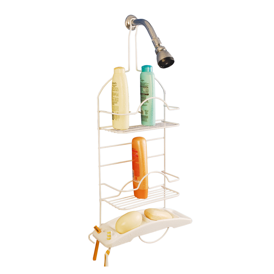 Nh Organizador Ducha Familiar Con Porta Jabón Plástico 0119Nh