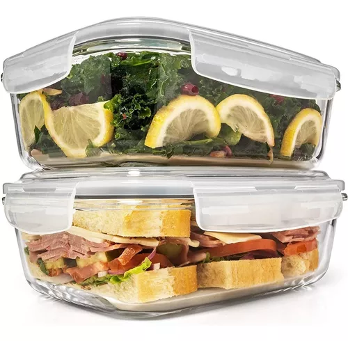 Contenedor Vidrio Hermetico Rect. 695 Ml Glasslock - Imagen 2