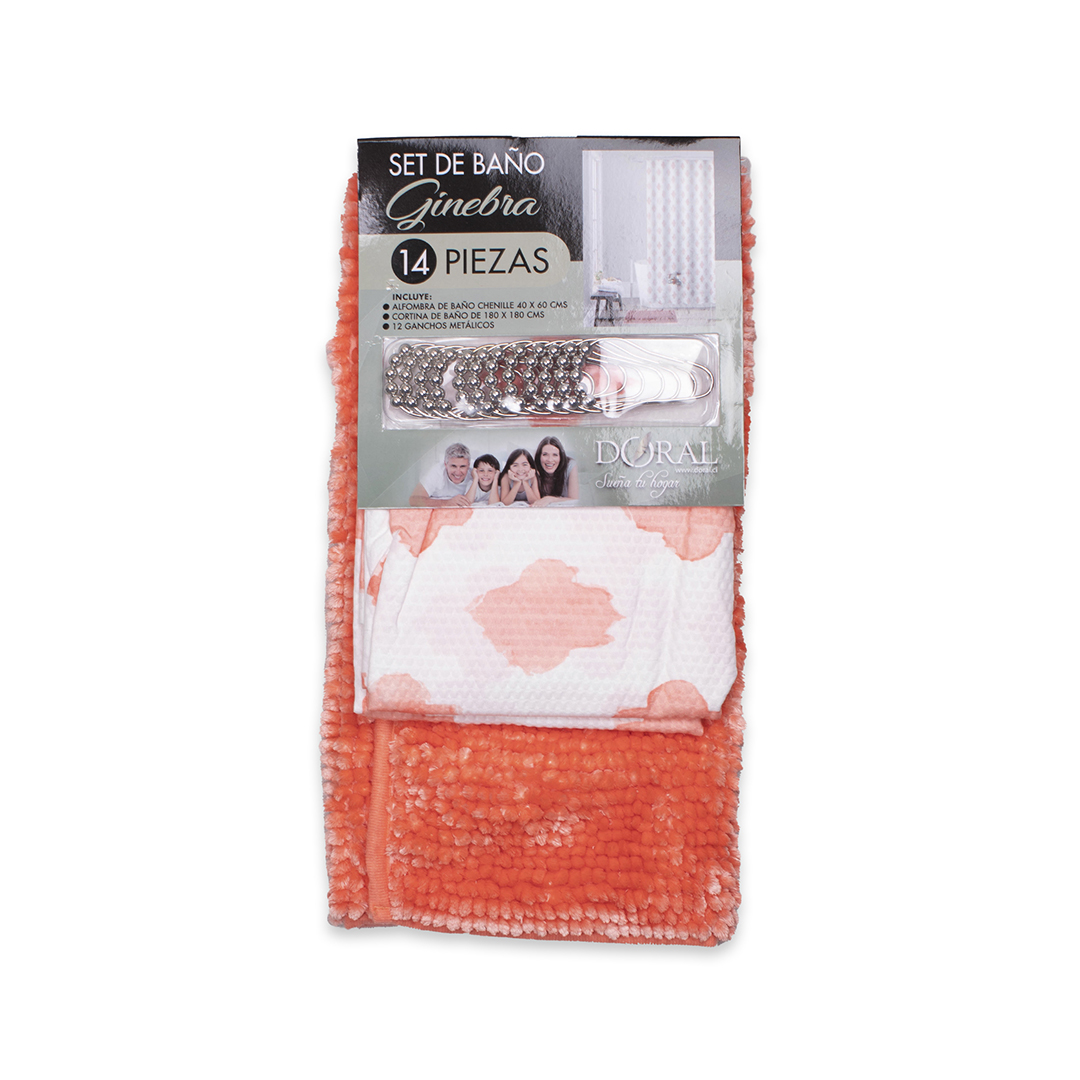 Set Baño 14 Piezas Ginebra