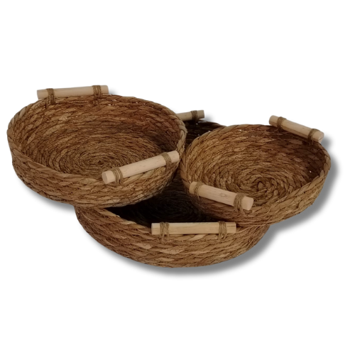 3Unds Cesta De Yute Lt-327A,3 Pcs