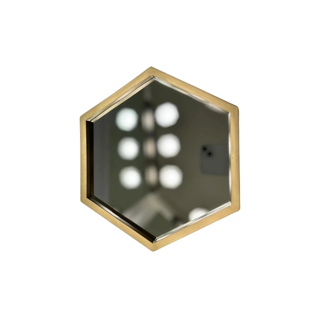 Espejo Decorativo Hexagonal Modular Set 3 Piezas