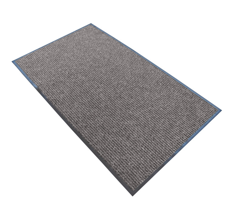 Limpiapie Alfombra Ranurado 80Cmx120Cmx6Mm Gris
