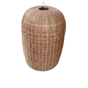 Pantalla de Mimbre Campana 45 x 67 cm Tejido Natural