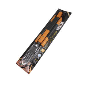 Set Parrilla Brasas 3 Pzs ( Cuch +Ten+Pinzas)