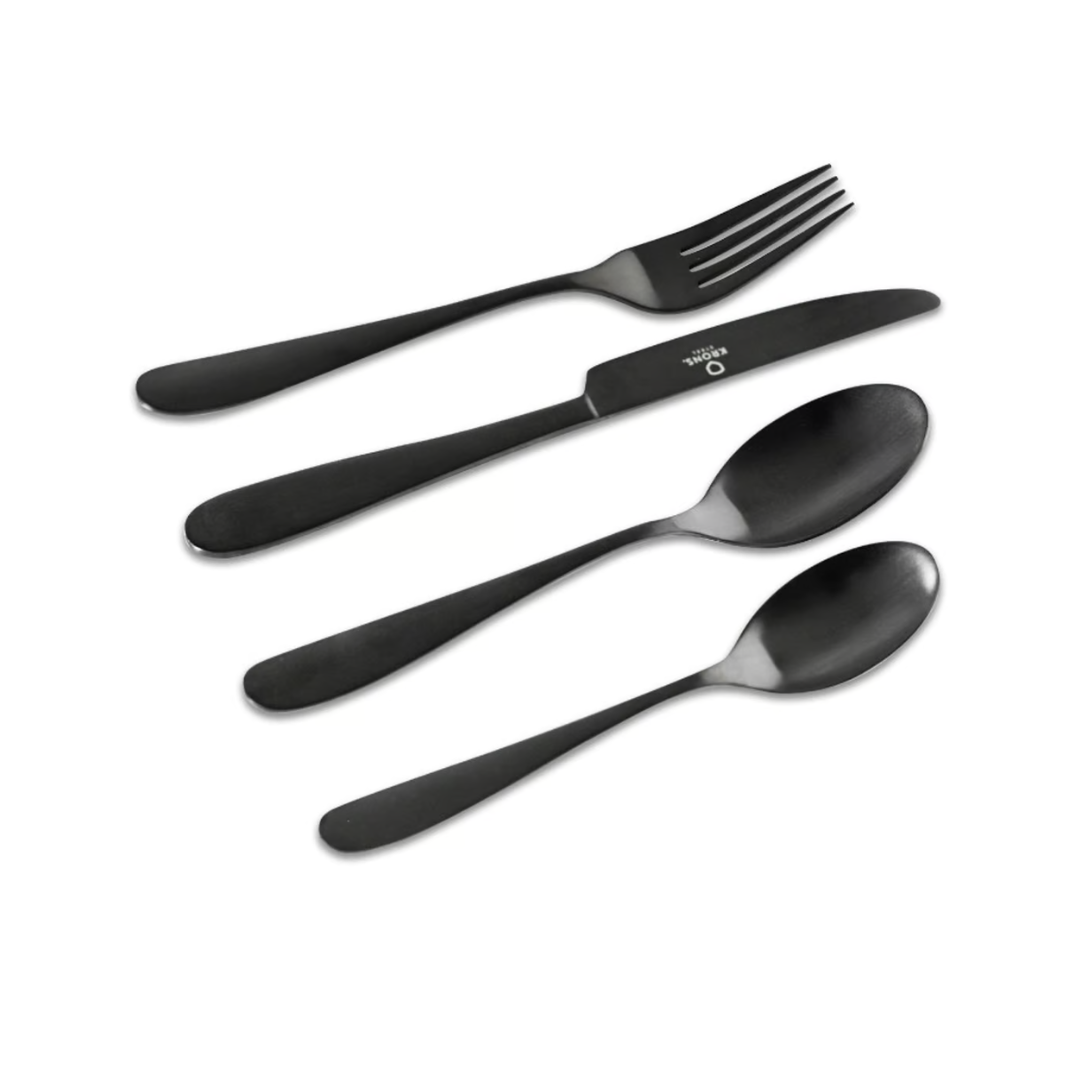 Set Cuchillería Black 24 Piezas Krons - Imagen 2