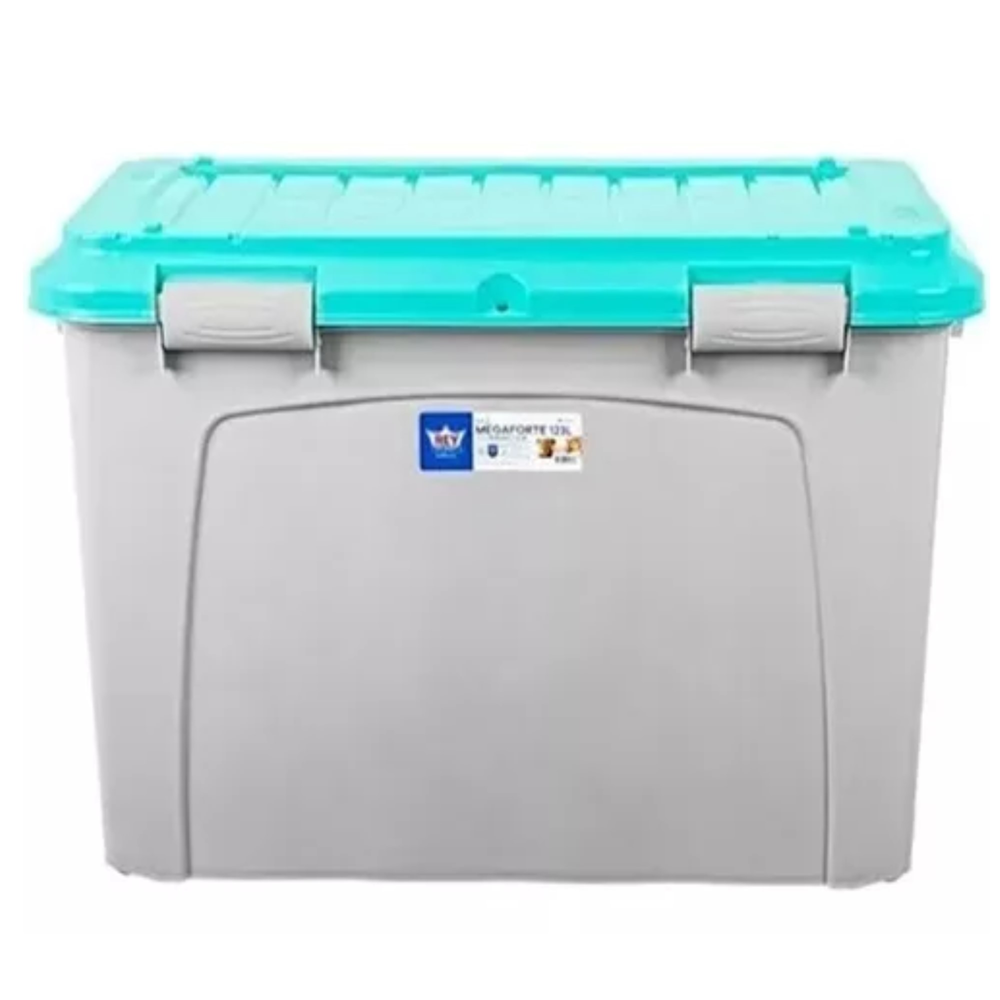 Baul 123 Litros Gris Turquesa