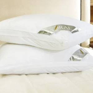 Almohada Deluxe Rellena Microfibra Tela 233 Hilos 100% Alg Percale