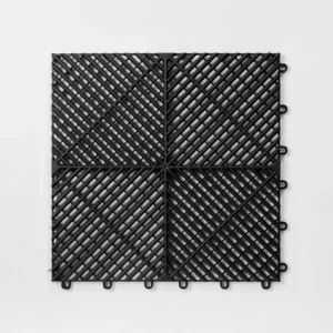 Piso de Garage Modular - Negro (40x40x1.8cm)