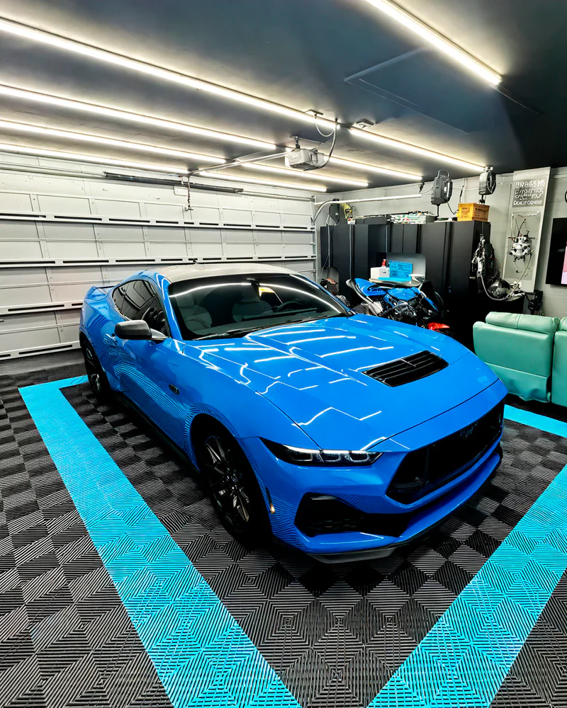 Piso de Garage Modular - Celeste (40x40x1.8cm) - Imagen 2