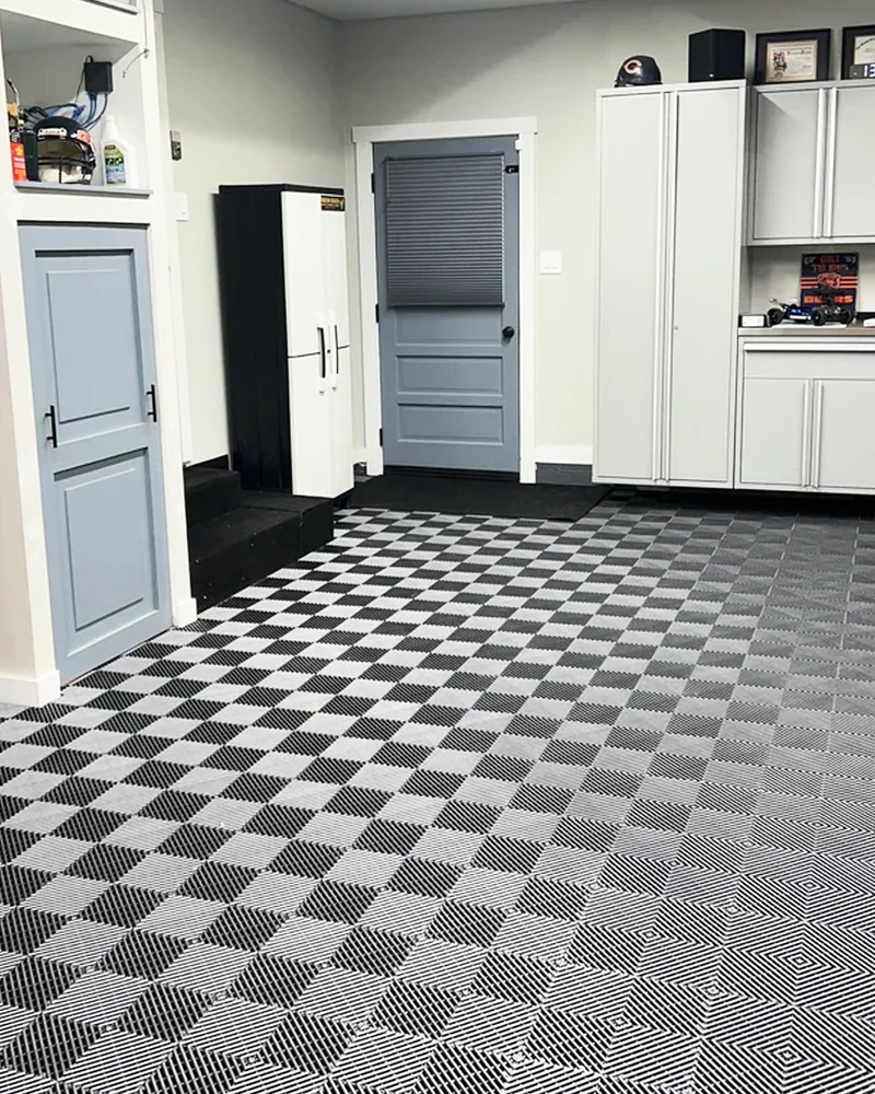 Piso de Garage Modular - Gris (40x40x1.8cm) - Imagen 2