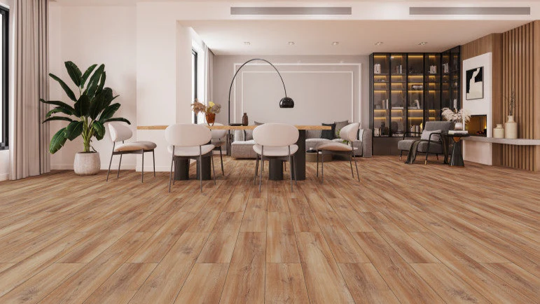 Piso Fotolaminado 8Mm Con Bisel ,Color: Chocolate -Producto a Pedido. - Imagen 3