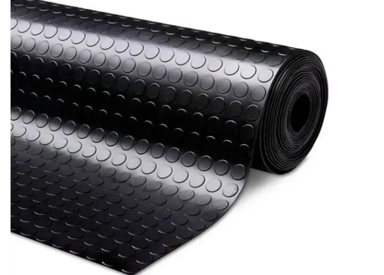 Piso Goma Estoperol 3 mm espesor x 0,60 cm ancho. Rollo 10 mts. Negro