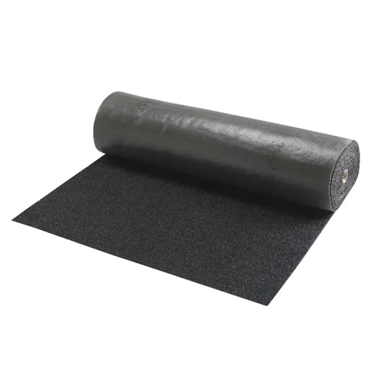 Alfombra Limpiapie PVC Tipo Nomad Negro 1,20 m ancho x 12mm espesor. Rollo 12 mts