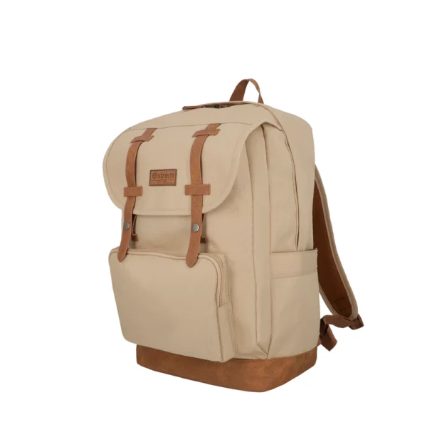 Mochila Xtream para notebook 16" Straps 2.0 5XT beige - Imagen 2