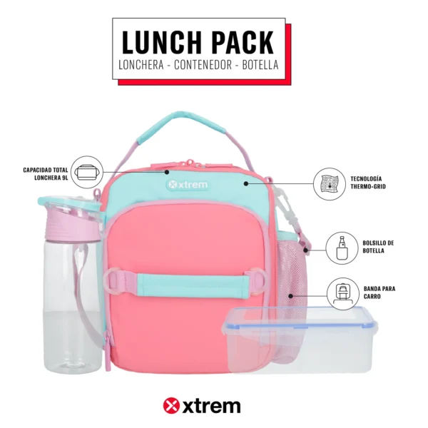 Lonchera térmica Xtrem Lunch-Pack 5XT Multicolor - Imagen 3